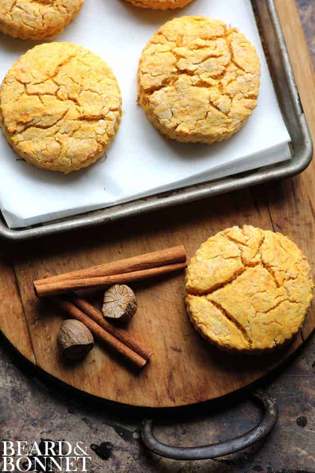 Sweet Potato Biscuits {Beard and Bonnet} #glutenfree