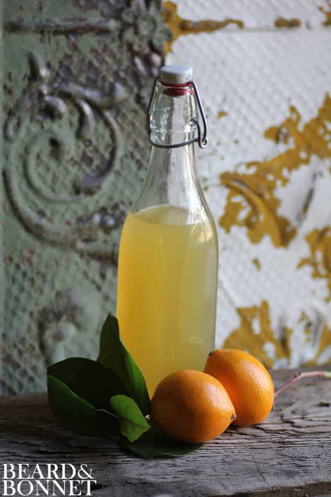 Meyer Lemon Basil Syrup {Beard and Bonnet} #glutenfree #vegan