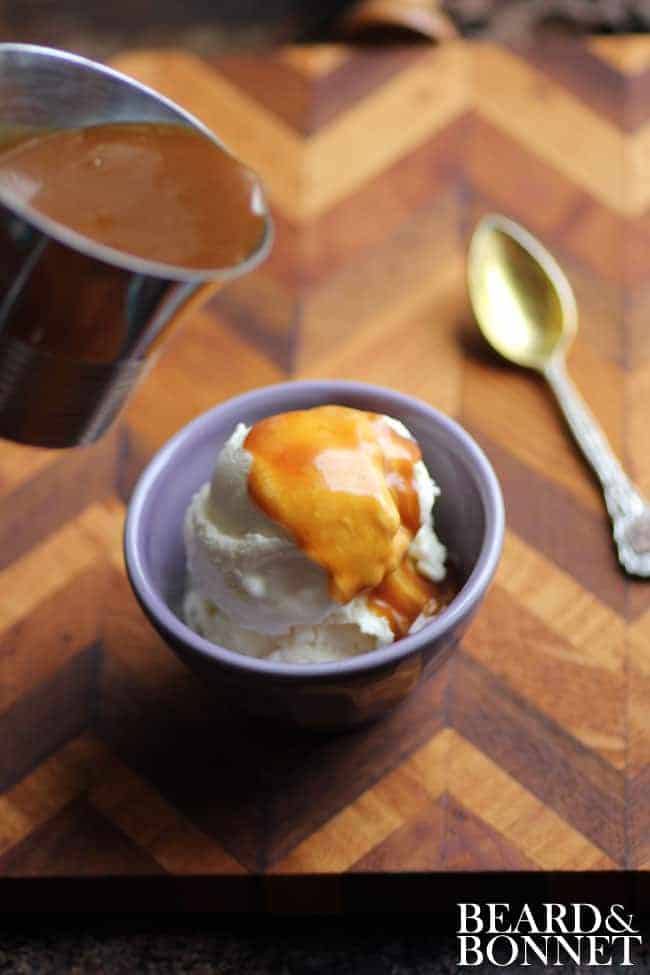 Velvety Smooth Caramel Sauce {Beard and Bonnet} #glutenfree