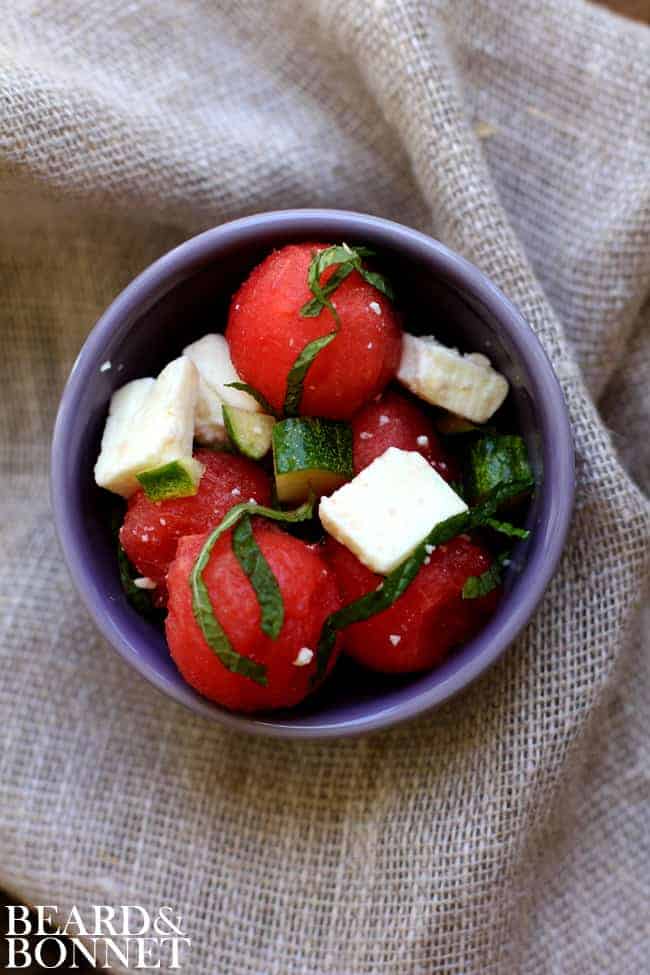 Watermelon Salad {Beard and Bonnet} #gfree #glutenfree