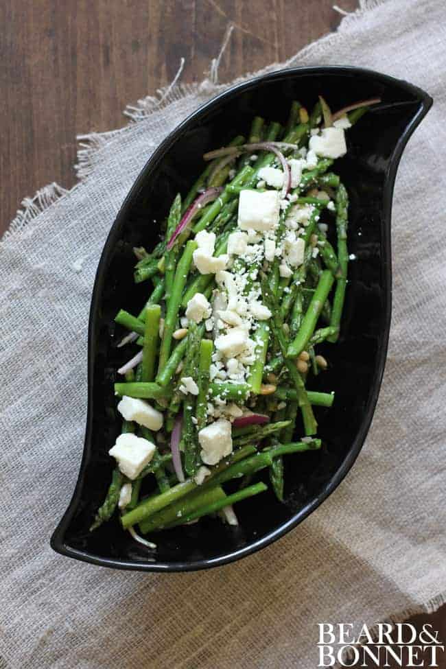 Simple Asparagus Salad {Beard and Bonnet} #gfree #glutenfree