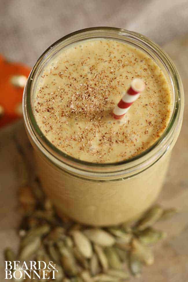 Pumpkin Spice Smoothie {Beard and Bonnet} #glutenfree #vegan