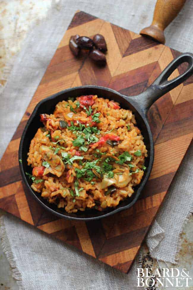 Vegan Paella {Beard and Bonnet} #glutenfree #vegan