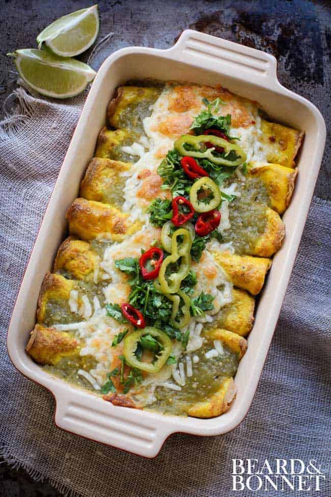 Huevos Rancheros Breakfast Enchiladas (Gluten Free)