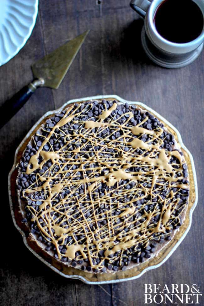 Chocolate Peanut Butter Swirl Icebox Cake 