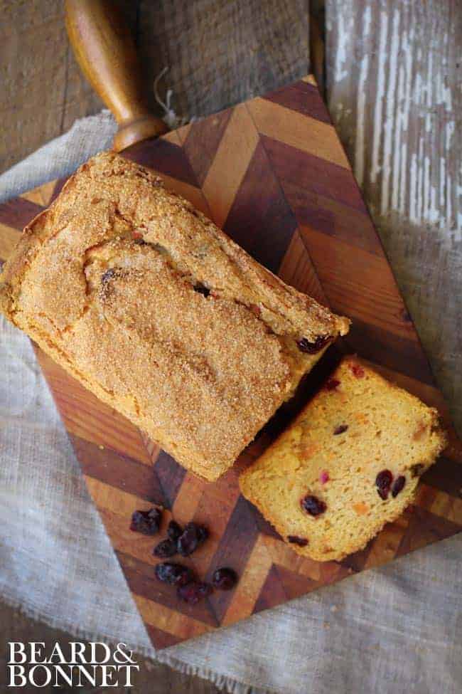 Sweet Potato Cranberry Quick Bread