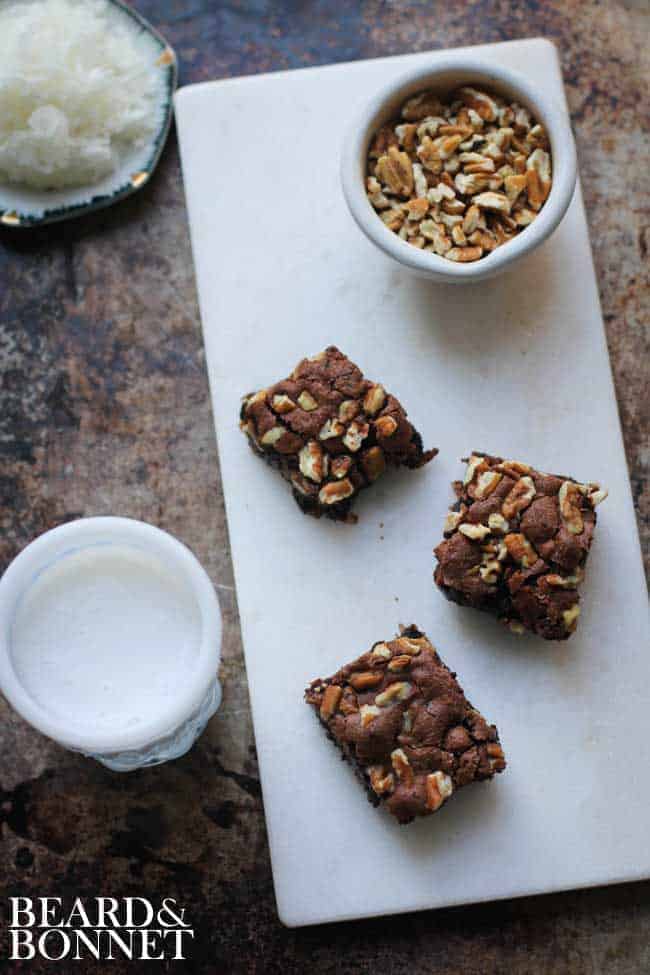 Coconut Pecan Brownies 