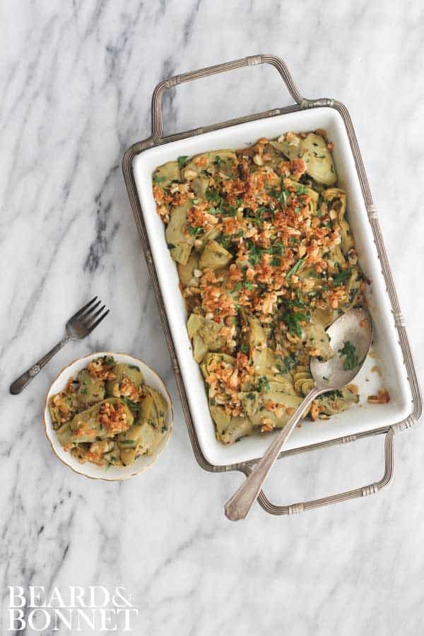 Artichoke Gratinata {Beard and Bonnet} #glutenfree 