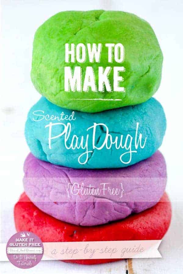 How To Make Gluten Free Scented Playdough {Beard and Bonnet} 