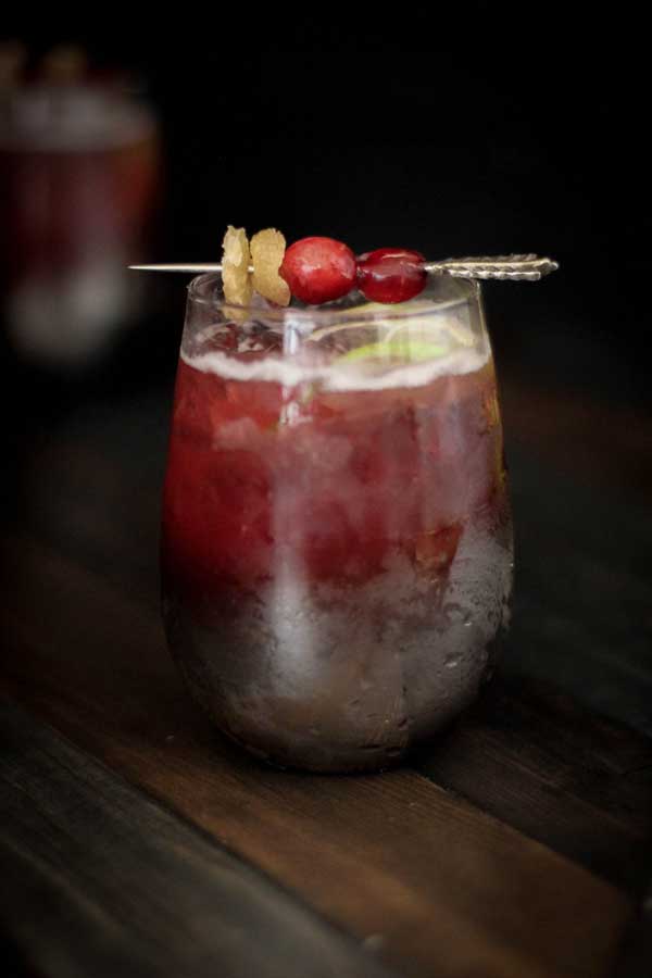Cranberry Ginger Moscow Mule {Beard and Bonnet}