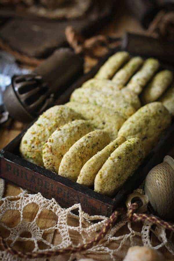 Gluten Free Pistachio Logs