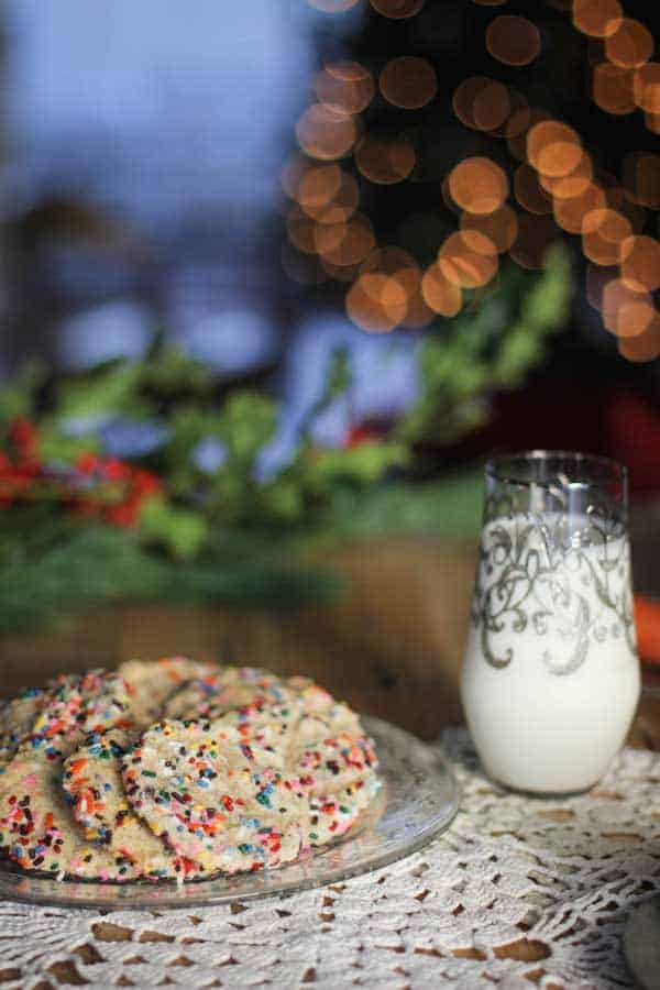 Gluten Free Vanilla Bean Confetti Cookie Recipe from Homemade Decadence {Beard and Bonnet}